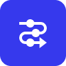 Automated trading workflow icon